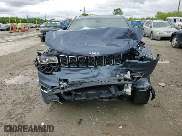 2021 Jeep Grand Cherokee Limited with VIN 1C4RJFBGXMC824531, listed as a Copart auction lot 57774215 with 57,625 mi miles and Salvage title. Bid and sale history available at DreamBid. Image 14.