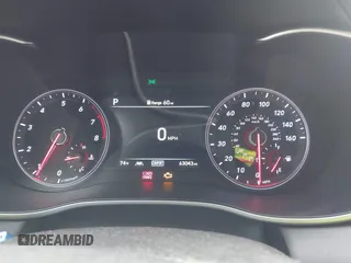2020 Genesis G70 2.0T with VIN KMTG64LAXLU048760, listed as a IAAI auction lot 41553678 with 63,043 mi miles and . Bid and sale history available at DreamBid. Image 7.