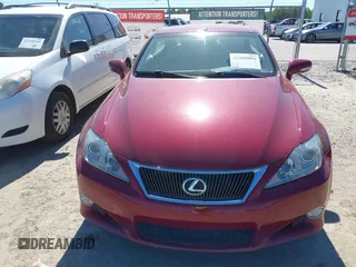 2010 Lexus IS 250 C z VIN JTHFF2C26A2502906, wystawiony jako IAAI lot #42345094 z przebiegiem 200 600 mil mil oraz . Historia ofert i sprzedaży dostępna na DreamBid. Obrazek 6.
