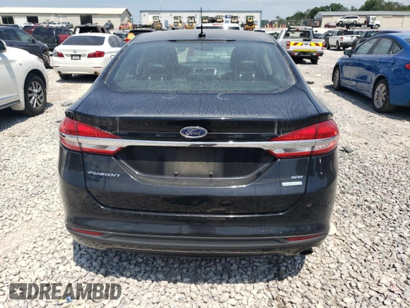 2017 Ford Fusion SE with VIN 3FA6P0HD2HR124382, listed as a Copart auction lot 63290365 with 178,779 mi miles and Salvage title. Bid and sale history available at DreamBid. Image 6.