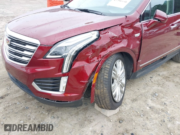 2018 Cadillac XT5 Premium Luxury FWD with VIN 1GYKNERS4JZ105398, listed as a IAAI auction lot 42298550 with 56,904 mi miles and . Bid and sale history available at DreamBid. Image 6.