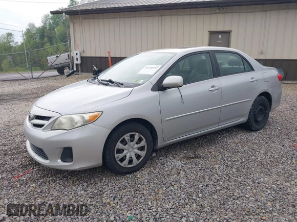 2011 Toyota Corolla L with VIN 2T1BU4EE0BC613074, listed as a IAAI auction lot 42130192 with 364,338 mi miles. Bid and sale history available at carsss.com. Image 2.