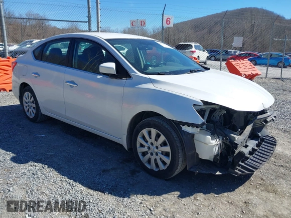 2017 Nissan Sentra S with VIN 3N1AB7AP7HY383829, listed as a IAAI auction lot 41677017 with 84,186 mi miles and . Bid and sale history available at carsss.com. Image 1.