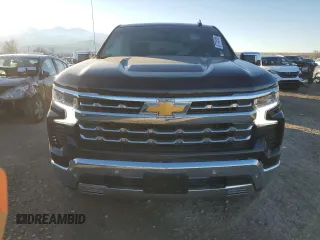 2024 Chevrolet Silverado 1500 LTZ with VIN 1GCUDGED0RZ333186, listed as a Copart auction lot 87745185 with 9,718 mi miles and Salvage Title. Bid and sale history available at DreamBid. Image 5.