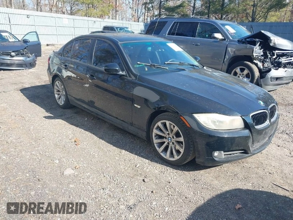 2011 BMW 3 Series 328i with VIN WBAPH5G50BNM83160, listed as a IAAI auction lot 41654019 with 111,596 mi miles. Bid and sale history available at carsss.com. Image 1.