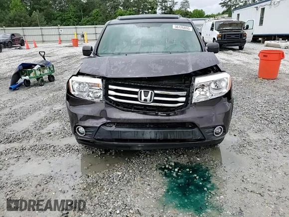2013 Honda Pilot EX-L with VIN 5FNYF3H52DB015271, listed as a Copart auction lot 56126895 with 100,142 mi miles and Salvage title. Bid and sale history available at DreamBid. Image 15.