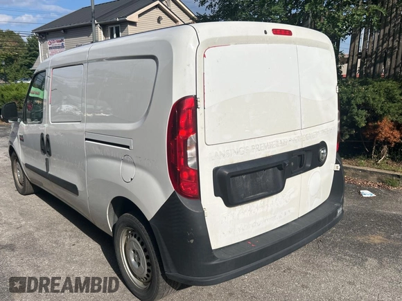 2019 Ram ProMaster City Cargo Tradesman with VIN ZFBHRFAB1K6N53481, listed as a Copart auction lot 75307494 with 120,874 mi miles and Clean Title. Bid and sale history available at DreamBid. Image 3.