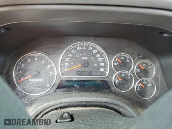 2003 GMC Envoy SLE with VIN 1GKDT13S332136423, listed as a Copart auction lot 49301635 with 148,669 mi miles and Salvage Title. Bid and sale history available at carsss.com. Image 9.