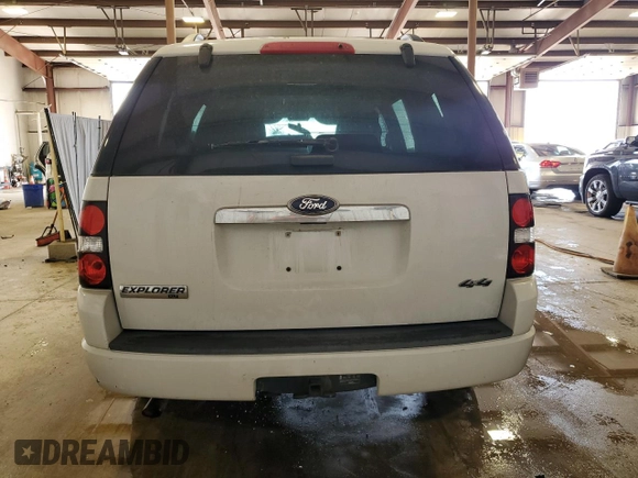 2010 Ford Explorer XLT with VIN 1FMEU7DE9AUA57991, listed as a Copart auction lot 57823435 with Not provided miles and Salvage title. Bid and sale history available at DreamBid. Image 6.