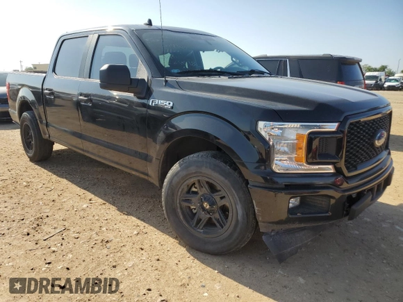 2020 Ford F-150 XL with VIN 1FTEW1CP6LKE24018, listed as a Copart auction lot 55812115 with 109,741 mi miles and Salvage title. Bid and sale history available at DreamBid. Image 4.