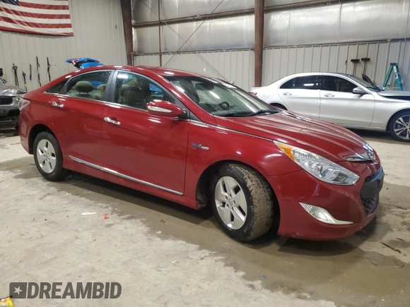 2012 Hyundai Sonata Hybrid with VIN KMHEC4A41CA033203, listed as a Copart auction lot 54415735 with 105,048 mi miles and Non Repairable. Bid and sale history available at DreamBid. Image 4.