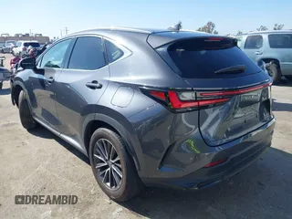 2023 Lexus NX with VIN 2T2GGCEZ4PC021190, listed as a IAAI auction lot 41579243 with 40,842 mi miles. Bid and sale history available at carsss.com. Image 3.
