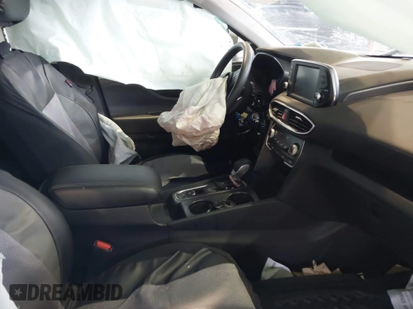 2019 Hyundai Santa Fe SE with VIN 5NMS2CAD7KH094144, listed as a IAAI auction lot 41984633 with 46,307 mi miles and . Bid and sale history available at DreamBid. Image 5.