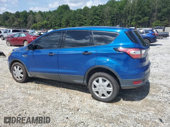 2017 Ford Escape S with VIN 1FMCU0F74HUD35591, listed as a Copart auction lot 59889465 with 134,552 mi miles and Salvage title. Bid and sale history available at DreamBid. Image 2.