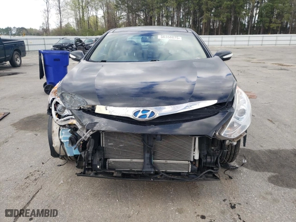 2013 Hyundai Sonata Hybrid Limited with VIN KMHEC4A48DA074848, listed as a Copart auction lot 50358075 with 100,975 mi miles and Salvage Title. Bid and sale history available at carsss.com. Image 5.