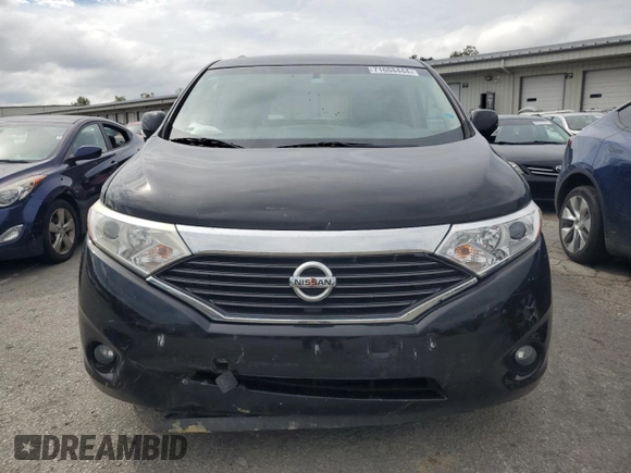 2011 Nissan Quest S with VIN JN8AE2KP9B9009391, listed as a Copart auction lot 71608444 with 87,421 mi miles and Salvage Title. Bid and sale history available at carsss.com. Image 5.