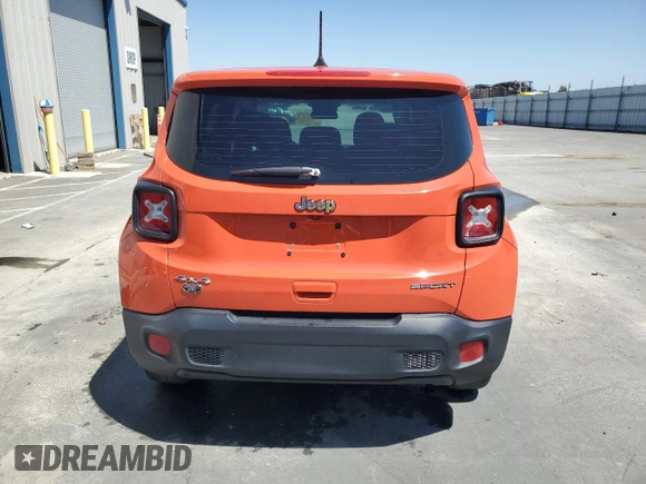 2018 Jeep Renegade Sport with VIN ZACCJBAB4JPH97693, listed as a Copart auction lot 55336235 with 115,268 mi miles and Clean title. Bid and sale history available at DreamBid. Image 6.