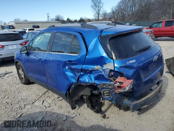 2015 Chevrolet Trax LT with VIN KL7CJLSB4FB177946, listed as a Copart auction lot 46938495 with 136,114 mi miles and Salvage Title. Bid and sale history available at carsss.com. Image 2.