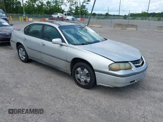 2004 Chevrolet Impala with VIN 2G1WF52E049129102, listed as a IAAI auction lot 42616609 with 153,067 mi miles and . Bid and sale history available at DreamBid. Image 1.