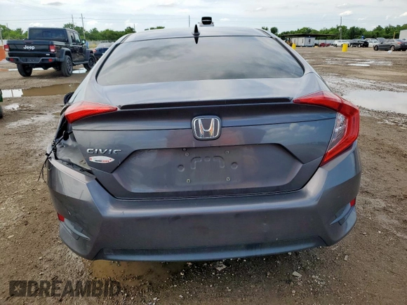 2018 Honda Civic EX-T with VIN JHMFC1F35JX018879, listed as a Copart auction lot 58633655 with 129,906 mi miles and Salvage title. Bid and sale history available at DreamBid. Image 6.