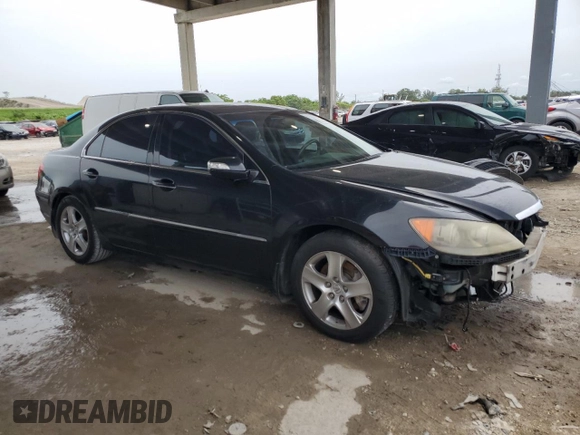 2005 Acura RL z VIN JH4KB16535C018850, wystawiony jako Copart lot #59306055 z przebiegiem 131 881 mil mil oraz Szkoda całkowita • Salvage title. Historia ofert i sprzedaży dostępna na DreamBid. Obrazek 4.