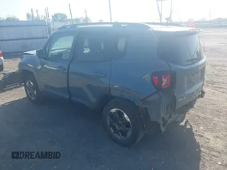 2017 Jeep Renegade Sport with VIN ZACCJBAB5HPF77358, listed as a IAAI auction lot 41988784 with 99,331 mi miles and . Bid and sale history available at carsss.com. Image 3.