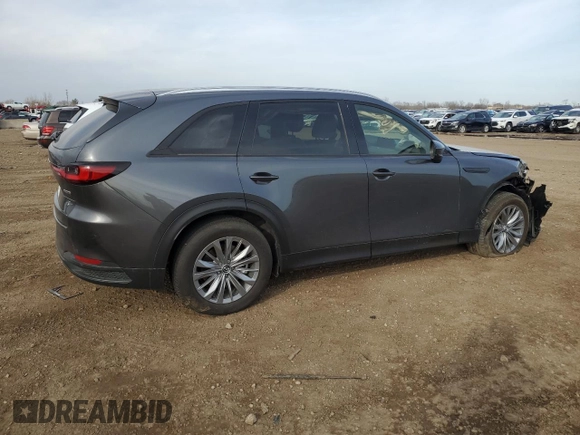 2024 Mazda CX-90 3.3 Turbo Preferred with VIN JM3KKBHD1R1114139, listed as a Copart auction lot 49285675 with 0 mi miles and Salvage Title. Bid and sale history available at carsss.com. Image 3.