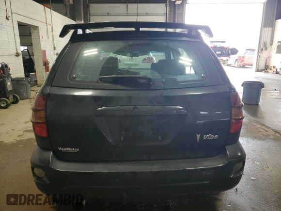 2008 Pontiac Vibe with VIN 5Y2SL65818Z402585, listed as a Copart auction lot 55461435 with 163,251 mi miles and Clean Title. Bid and sale history available at carsss.com. Image 6.