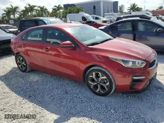 2021 Kia Forte LXS with VIN 3KPF24AD2ME383594, listed as a Copart auction lot 49260435 with 54,340 mi miles and Salvage Title. Bid and sale history available at carsss.com. Image 4.