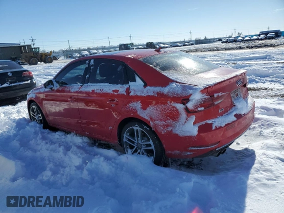 2018 Audi A3 Sedan Premium with VIN WAUAUGFF9J1039479, listed as a Copart auction lot 37332923 with 78,855 mi miles. Bid and sale history available at carsss.com. Image 2.