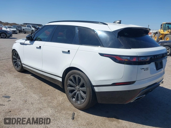 2018 Land Rover Range Rover Velar R-Dynamic SE with VIN SALYL2RV2JA747334, listed as a IAAI auction lot 41834587 with 79,780 mi miles. Bid and sale history available at carsss.com. Image 3.