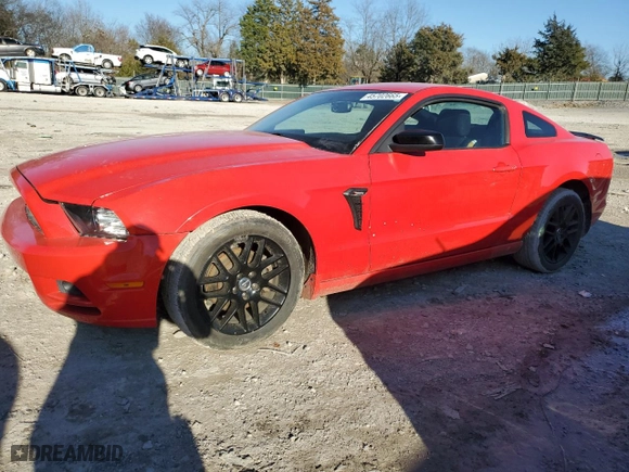 2014 Ford Mustang V6 with VIN 1ZVBP8AM8E5276650, listed as a Copart auction lot 45702665 with 91,257 mi miles and Salvage Title. Bid and sale history available at carsss.com. Image 1.