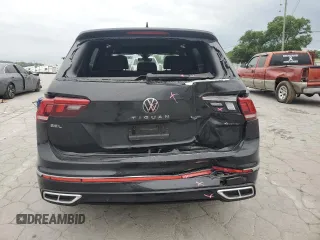 2024 Volkswagen Tiguan SEL R-Line z VIN 3VV4B7AX5RM104673, wystawiony jako Copart lot #56304905 z przebiegiem 9 167 mil mil oraz Czysty tytuł • Clean title. Historia ofert i sprzedaży dostępna na DreamBid. Obrazek 6.