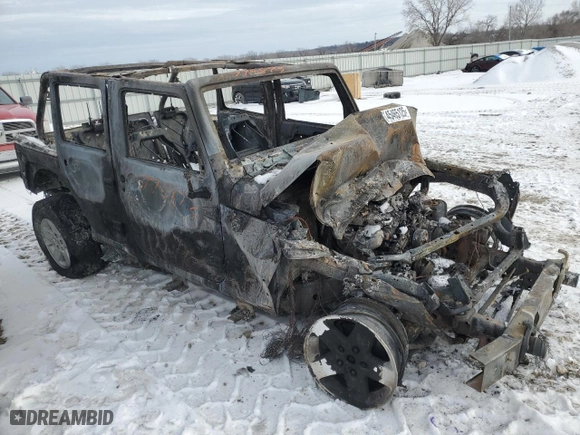 2009 Jeep Wrangler Unlimited X with VIN 1J4GA391X9L775873, listed as a Copart auction lot 45465125 with 0 mi miles and Salvage Title. Bid and sale history available at carsss.com. Image 4.