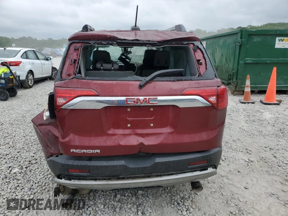 2017 GMC Acadia SLT with VIN 1GKKNMLS1HZ259560, listed as a Copart auction lot 54297245 with Not provided miles and Non repairable. Bid and sale history available at DreamBid. Image 6.
