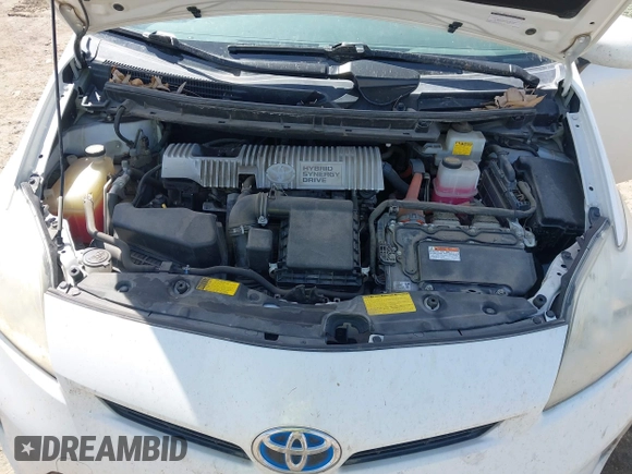 2013 Toyota Prius One with VIN JTDKN3DU4D0354893, listed as a IAAI auction lot 41962932 with 277,085 mi miles. Bid and sale history available at carsss.com. Image 10.