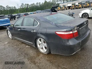 2007 Lexus LS 460 L with VIN JTHGL46F975015133, listed as a Copart auction lot 54196385 with 157,349 mi miles and Clean Title. Bid and sale history available at DreamBid. Image 2.