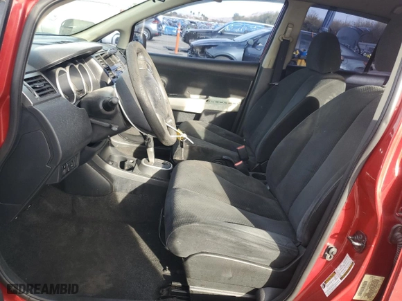2010 Nissan Versa 1.8 S with VIN 3N1BC1AP3AL410638, listed as a Copart auction lot 46369875 with 184,090 mi miles and Salvage Title. Bid and sale history available at carsss.com. Image 7.