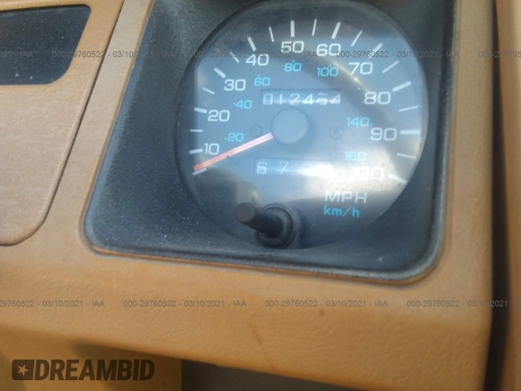 1995 Jeep Wrangler S with VIN 1J4FY19P4SP207049, listed as a IAAI auction lot 41315322 with 12,454 mi miles. Bid and sale history available at carsss.com. Image 7.