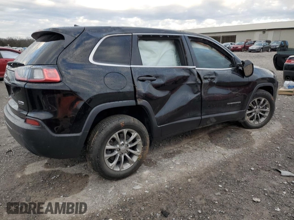 2019 Jeep Cherokee Latitude Plus with VIN 1C4PJMLBXKD214974, listed as a Copart auction lot 49877595 with 120,979 mi miles and Salvage title. Bid and sale history available at DreamBid. Image 3.