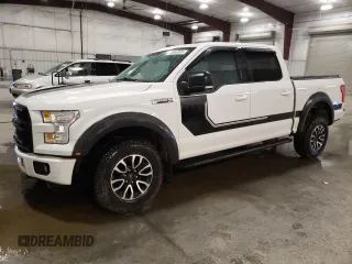 2016 Ford F-150 XLT with VIN 1FTEW1EF7GFB77319, listed as a Copart auction lot 50940505 with 133,440 mi miles and Salvage title. Bid and sale history available at DreamBid. Image 1.