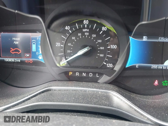 2015 Ford Fusion S Hybrid with VIN 3FA6P0UU8FR283233, listed as a IAAI auction lot 41501282 with 190,809 mi miles. Bid and sale history available at carsss.com. Image 7.