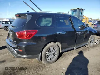 2020 Nissan Pathfinder S with VIN 5N1DR2AM0LC637392, listed as a Copart auction lot 83406504 with 82,841 mi miles and Salvage Title. Bid and sale history available at carsss.com. Image 3.