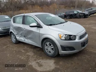 2016 Chevrolet Sonic LT with VIN 1G1JC6SH4G4151436, listed as a IAAI auction lot 41709048 with 121,121 mi miles. Bid and sale history available at carsss.com. Image 1.