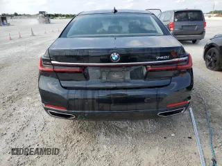 2020 BMW 7 Series 740i with VIN WBA7T2C03LGL17714, listed as a Copart auction lot 51473263 with 60,122 mi miles. Bid and sale history available at carsss.com. Image 6.