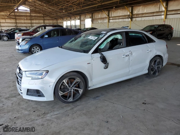 2020 Audi A3 Sedan S line Premium Plus with VIN WAUJEGFF2LA005982, listed as a Copart auction lot 77421364 with 61,121 mi miles and Clean Title. Bid and sale history available at carsss.com. Image 1.