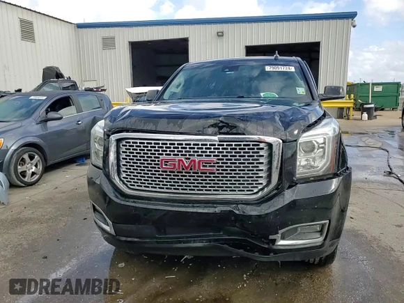 2017 GMC Yukon Denali with VIN 1GKS1CKJ7HR261831, listed as a Copart auction lot 79091724 with 156,082 mi miles and Salvage Title. Bid and sale history available at carsss.com. Image 14.