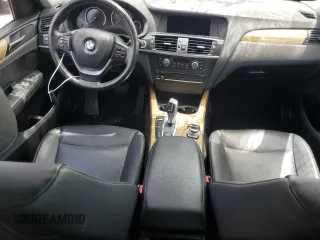 2014 BMW X3 xDrive35i z VIN 5UXWX7C54E0E82034, wystawiony jako Copart lot #57853795 z przebiegiem Nie podano mil oraz Szkoda całkowita • Salvage title. Historia ofert i sprzedaży dostępna na DreamBid. Obrazek 8.