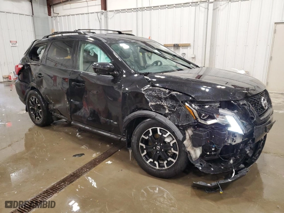 2020 Nissan Pathfinder SL with VIN 5N1DR2CM4LC599677, listed as a Copart auction lot 45094765 with 67,481 mi miles and Non Repairable. Bid and sale history available at carsss.com. Image 4.