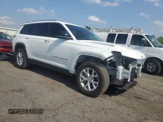 2022 Jeep Grand Cherokee Limited with VIN 1C4RJKBGXN8629137, listed as a Copart auction lot 60467085 with 27,188 mi miles and Salvage title. Bid and sale history available at DreamBid. Image 4.